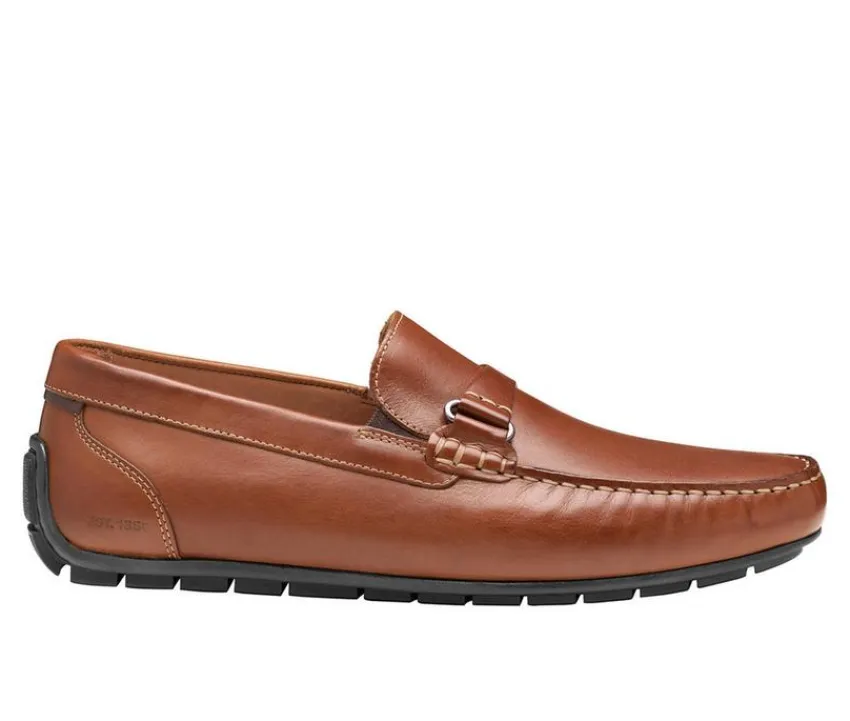 Johnston and Murphy Dress>Men's Beck Leather Bit Slip-On Shoes