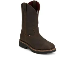 Justin Boots Work & Safety|Work>Men's Billings Steel Toe H2 Cowboy Boots