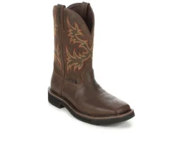 Men's SE4682 Stampede Steel Toe Cowboy Boots|Justin Boots Clearance