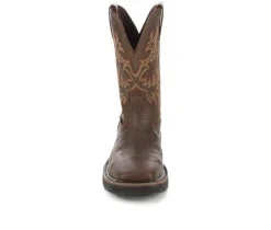 Men's SE4682 Stampede Steel Toe Cowboy Boots|Justin Boots Clearance