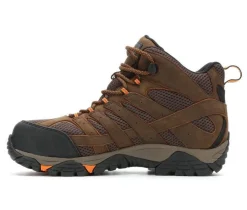 Men's Moab Vertex Mid Waterproof Comp Toe Work Boots|Merrell Work Outlet