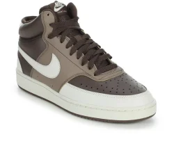 Nike Fashion & Lifestyle|Basketball & Court>Men's Court Vision Mid Sneakers