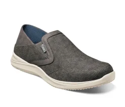 Nunn Bush Casual>Men's Conway EZ Canvas Moc Toe Slip On Shoes