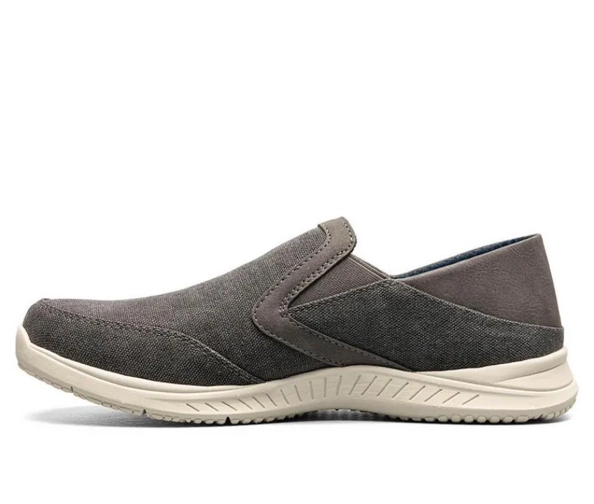 Nunn Bush Casual>Men's Conway EZ Canvas Moc Toe Slip On Shoes