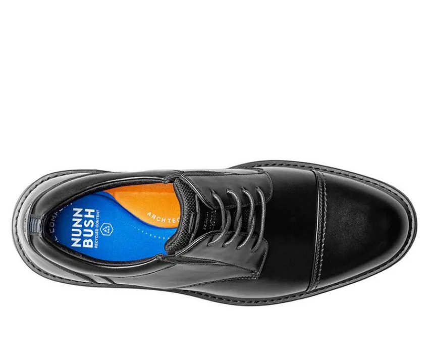 Nunn Bush Dress>Men's Gates Cap Toe Oxfords