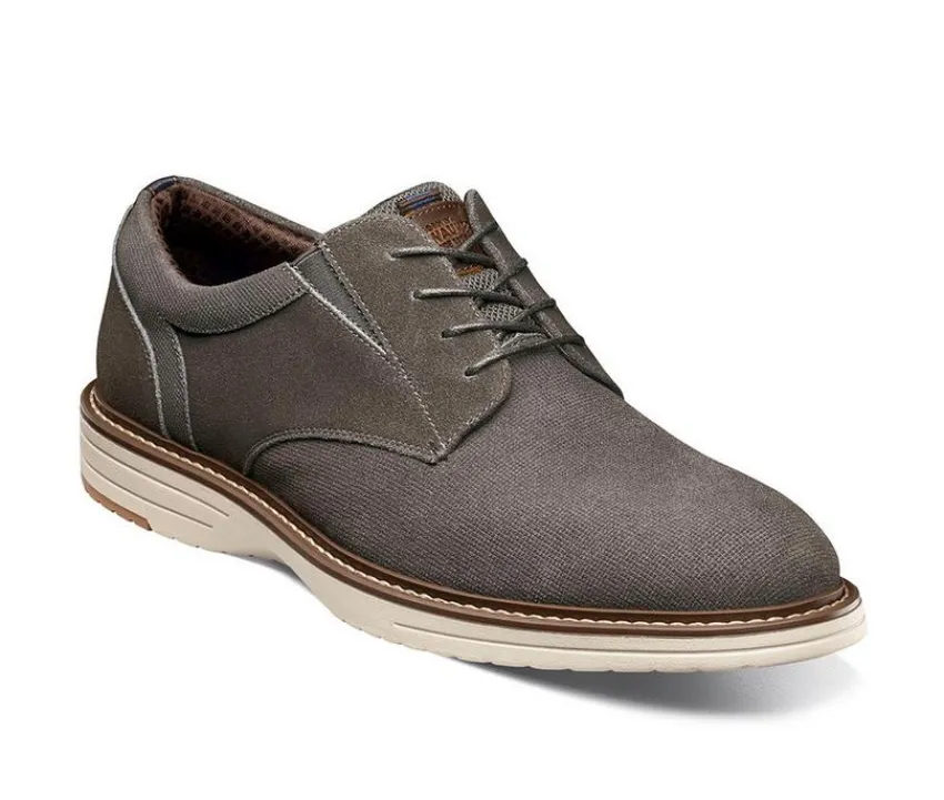 Nunn Bush Casual>Men's Griff Suede Plain Toe Oxford Oxfords