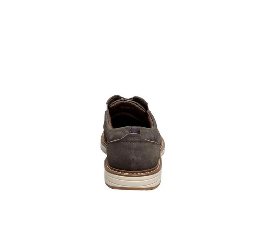 Nunn Bush Casual>Men's Griff Suede Plain Toe Oxford Oxfords