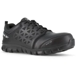 REEBOK WORK Work & Safety|Work>Men's Sublite Cushion Leather Electrical Hazard Work Shoes