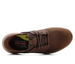 Men's 210828 Zachary Leather Slip-Ins Oxfords|Skechers New