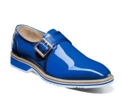 Stacy Adams Casual>Men's Bartram Plain Toe Monk Strap Dress Shoes