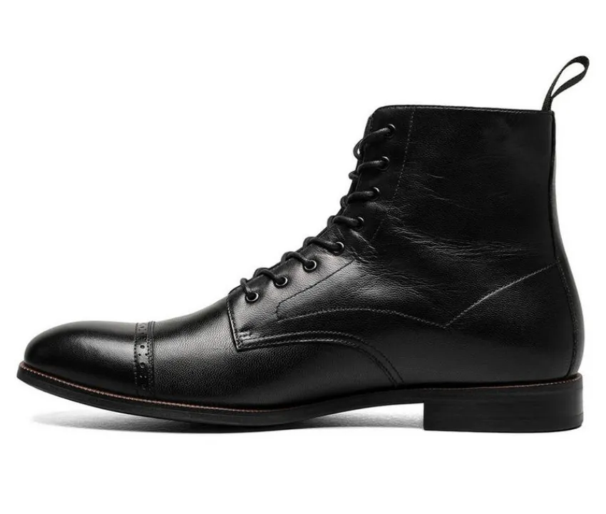 Stacy Adams Casual|Boots>Men's Henry Cap Toe Lace Boot Dress Shoes