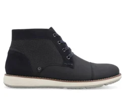 Men's Austin Wide Lace Up Boots|Vance Co. Best