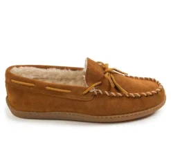 Minnetonka Men's|Slippers>Pile Lined Hardsole Slippers
