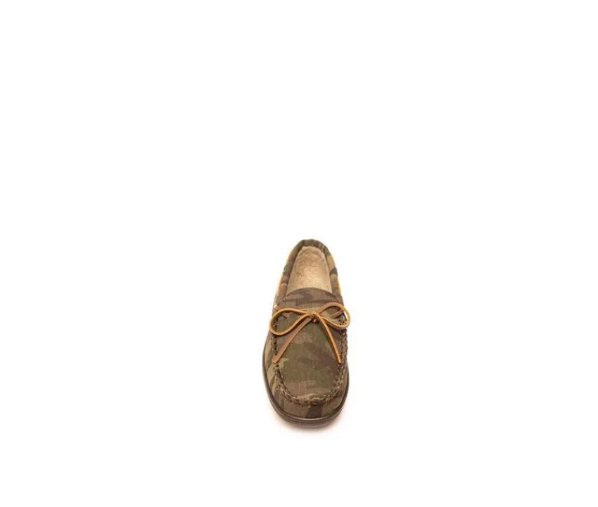 Pile Lined Hardsole Slippers|Minnetonka Online