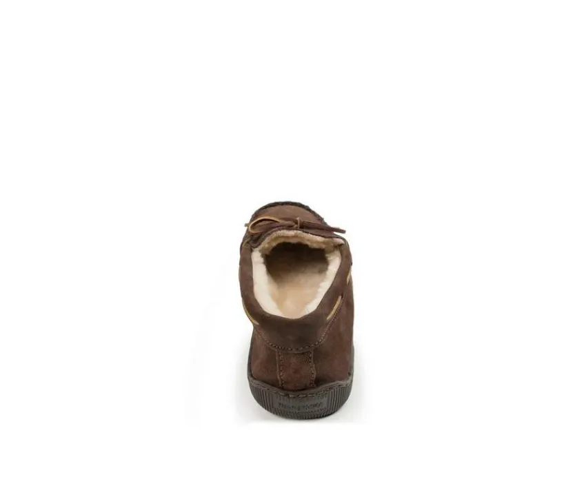 Minnetonka Men's|Slippers>Pile Lined Hardsole Slippers