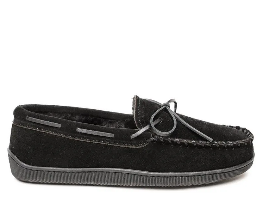 Pile Lined Hardsole Slippers|Minnetonka Online