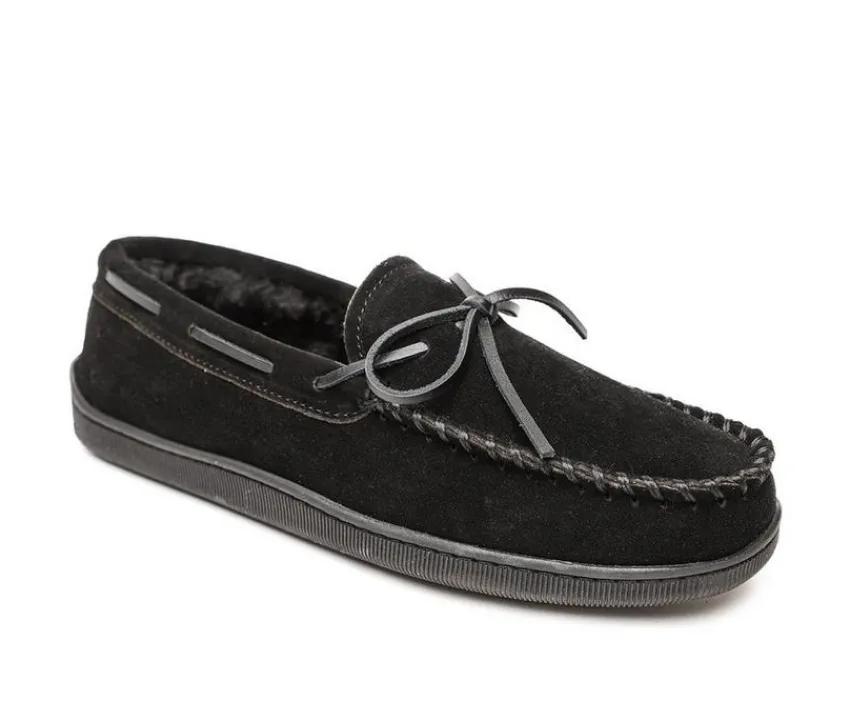 Pile Lined Hardsole Slippers|Minnetonka Online