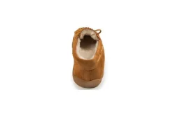 Pile Lined Hardsole Slippers|Minnetonka Discount