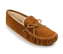 Minnetonka Men's|Slippers>Pile Lined Softsole Moccasins