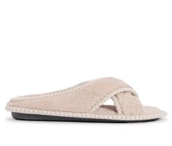 Ada Micro Chenille Criss Cross Slippers|MUK LUKS Online