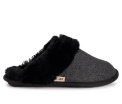 MUK LUKS Slippers|Slippers>Angled Sparkle Scruff Slippers
