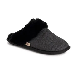 MUK LUKS Slippers|Slippers>Angled Sparkle Scruff Slippers
