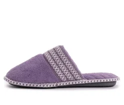 Cathy Micro Chenille Closed Toe Slipper|MUK LUKS Hot