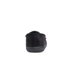 Cordurory Moccasin with Flannel Lining Slippers|MUK LUKS