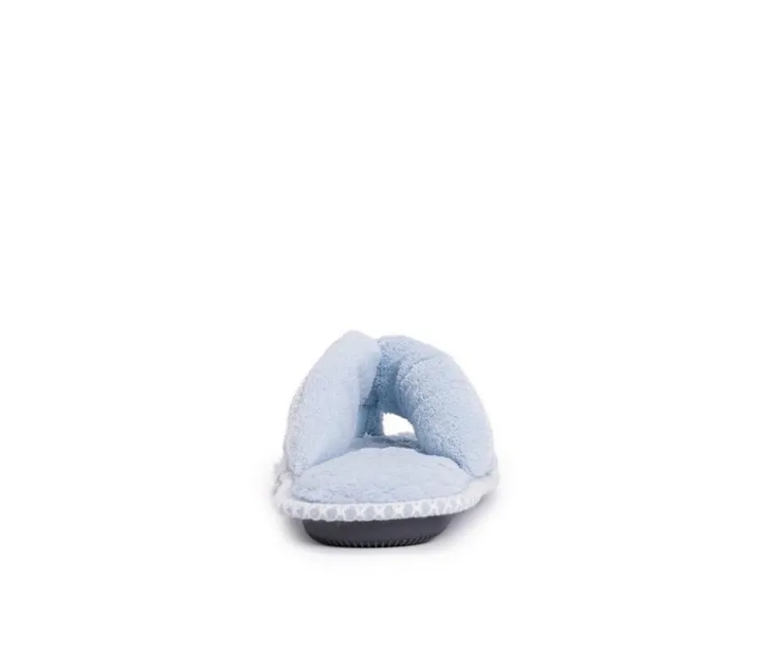 MUK LUKS Slippers|Slippers>Darlene Micro Chenille Thong Slippers
