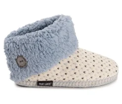 MUK LUKS Slippers|Slippers>Melinda Cuff Boot Slippers