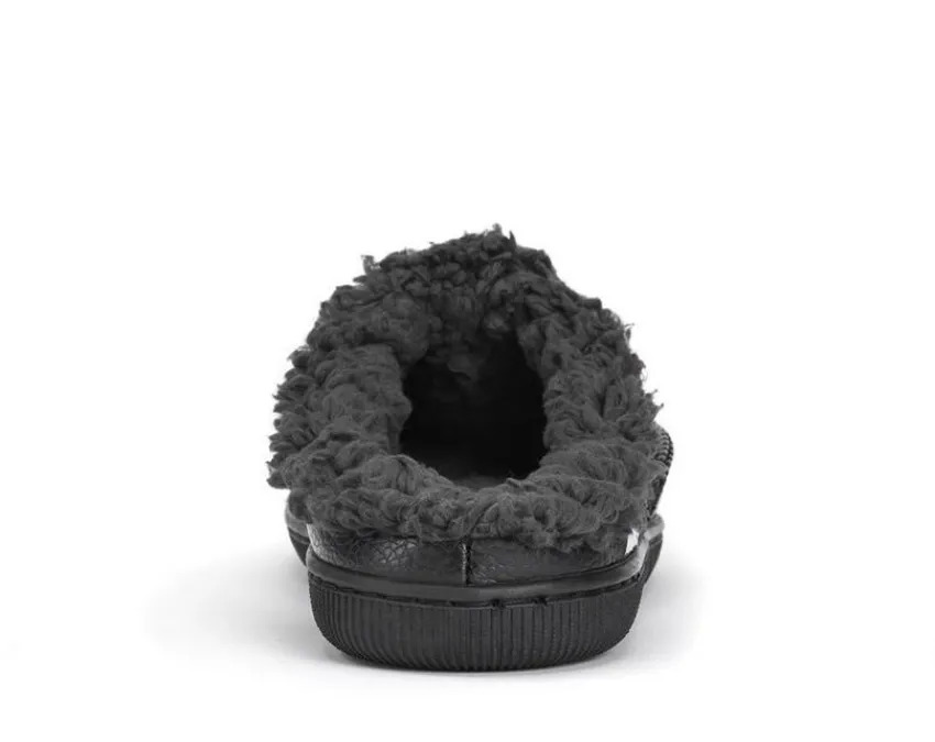 MUK LUKS Men's|Slippers>Men's Faux Leather Clog Slippers