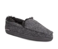 Men's Faux Wool Moccasin Slippers|MUK LUKS New