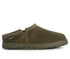 MUK LUKS Men's|Slippers>Men's Matt Printed Berber Suede Clog Slippers