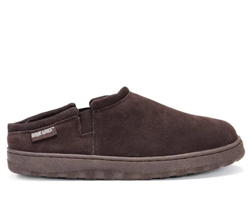 Men's Matt Printed Berber Suede Clog Slippers|MUK LUKS Best