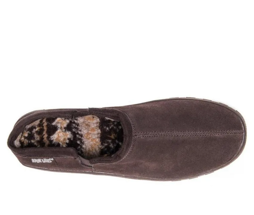 Men's Matt Printed Berber Suede Clog Slippers|MUK LUKS Best