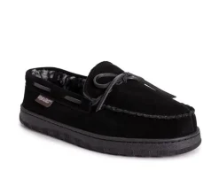 MUK LUKS Men's|Slippers>Men's Paul Printed Berber Suede Moccasins