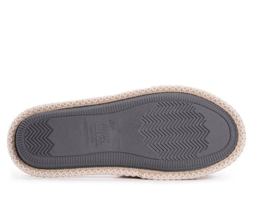 MUK LUKS Slippers|Slippers>Sally Micro Chenille Open Toe Scuff Slippers