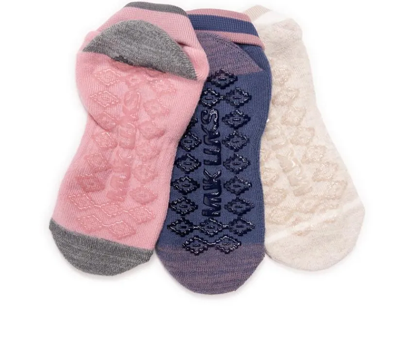 MUK LUKS Socks>Studio Socks - 3 Pair Pack Socks