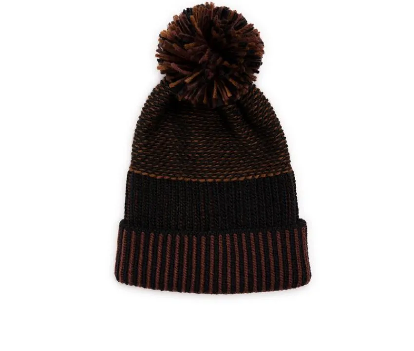 MUK LUKS Winter Essentials>Textured Stipe Beanie