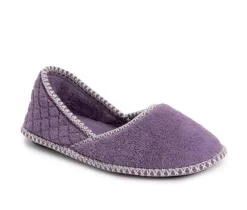 MUK LUKS Slippers|Slippers>Women's Beverly Micro Chenille Slip-on Slippers