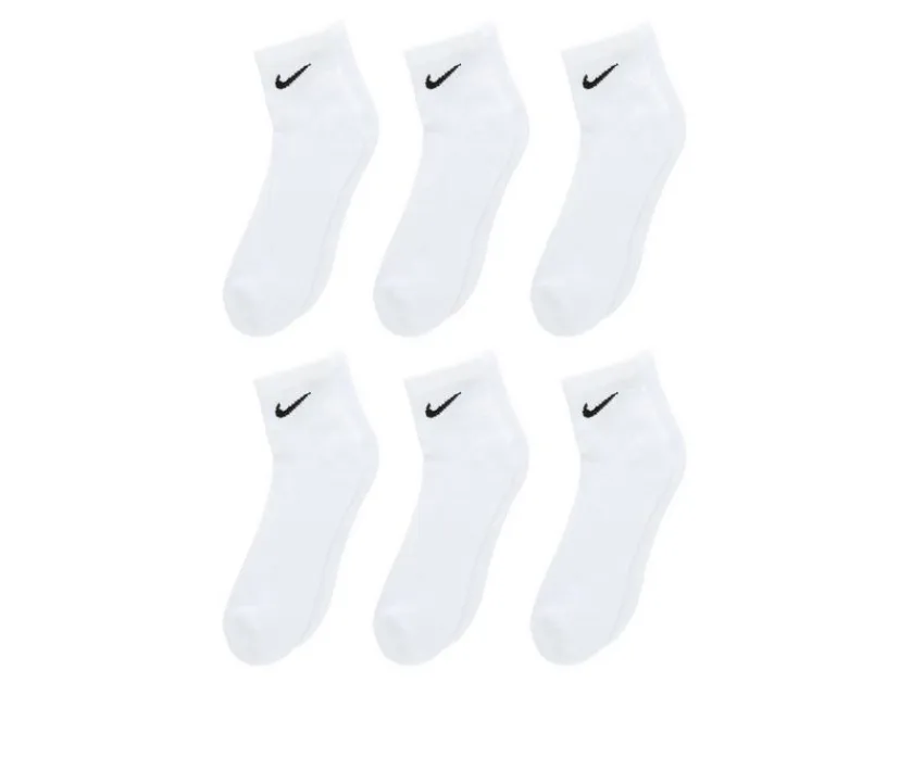 6 Pr Cushioned Quarter Length Socks|Nike