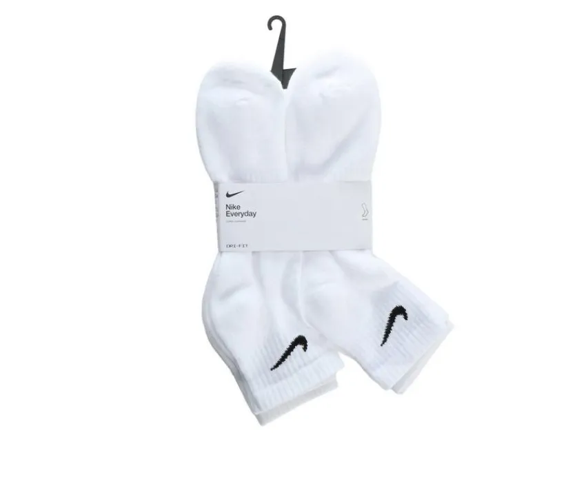 6 Pr Cushioned Quarter Length Socks|Nike