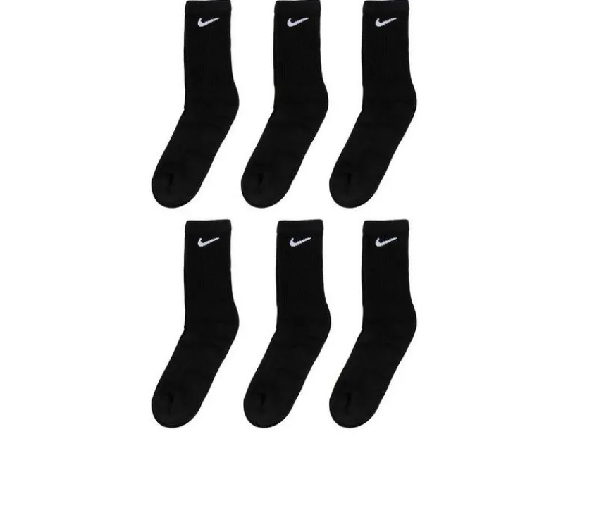 6 Pr Everyday Cushioned Crew Socks|Nike Hot