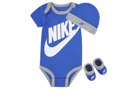 Infant Futura 3 Piece Onesie Set|Nike Hot