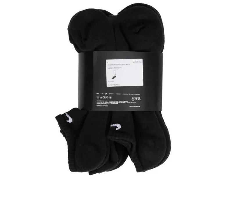 Nike Socks>Men's 6 Pair Cushioned No Show Socks