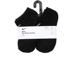 6P Youth Cush No Show Socks|Nike