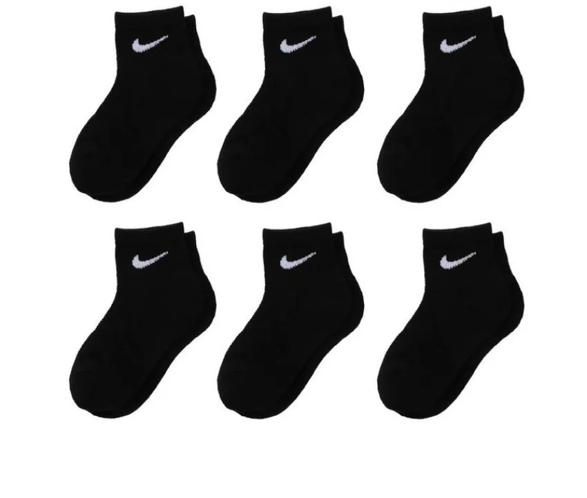 6P Youth Cushioned Quarter Socks|Nike Outlet