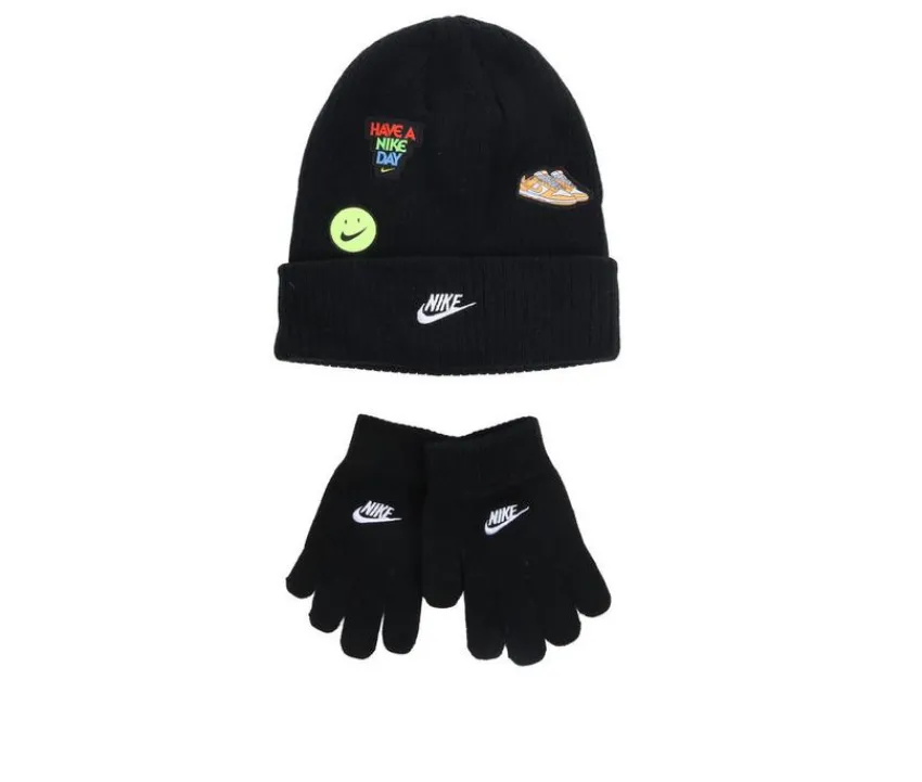 Nike Winter Essentials>Patch Peak Beanie Set