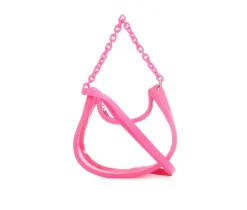 Clear Crescent Handbag|Olivia Miller Discount