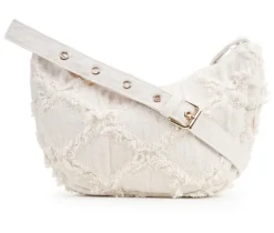Olivia Miller Crossbody|Handbags>Denim Crescent Handbag